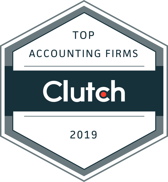 Clutch 2019 top accounting firms badge