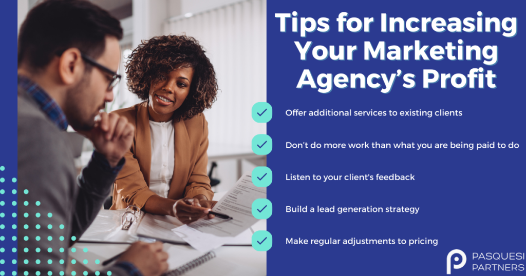 Tips for increasing your marketing agency's profit